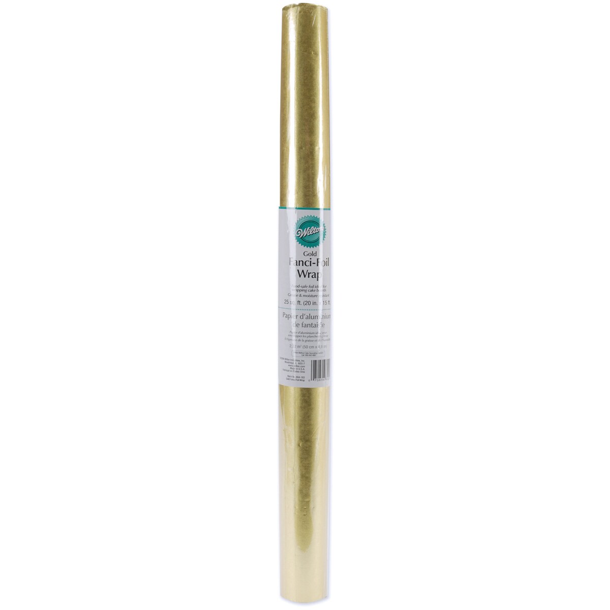 Wilton Fanci-Foil Wrap 20&#x22;X15&#x27;-Gold