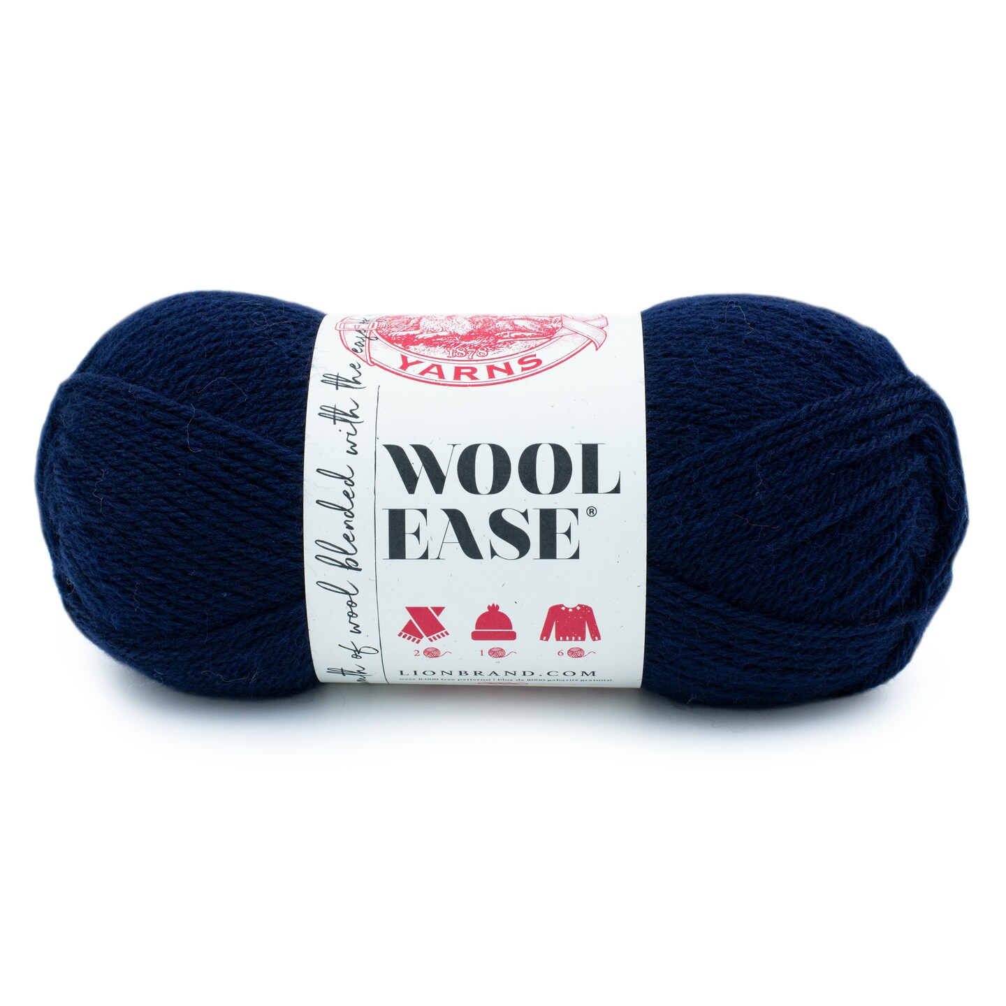 (Pack of 3) Lion Brand Wool-Ease Yarn -Nightshade