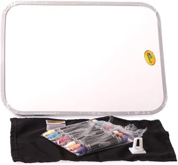 Crayola Dual-Sided Dry-Erase Board With Dry-Erase Crayons