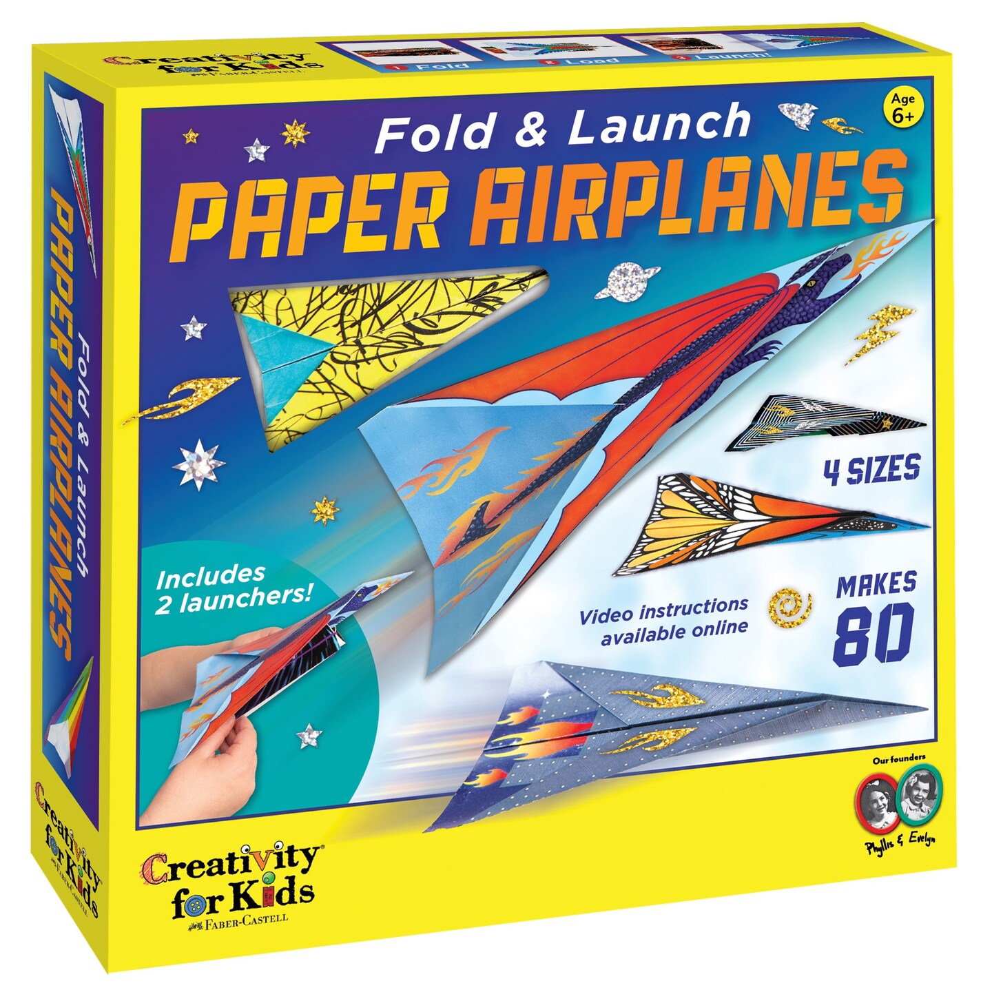Creativity For Kids Fold &#x26; Launch Paper Airplanes Kit