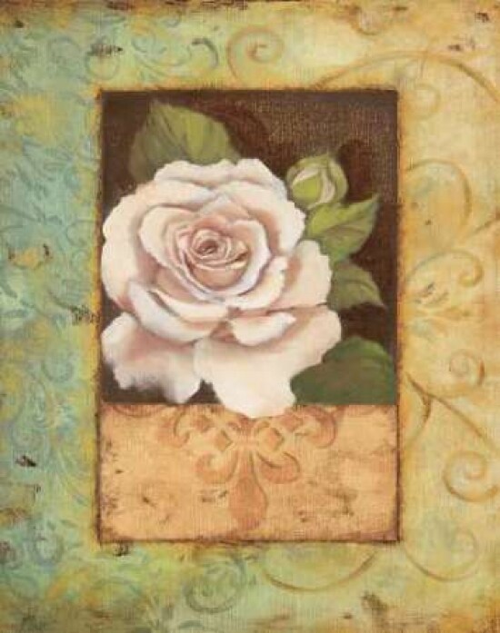 Antique Rose I Poster Print by Jillian Jeffrey - Item # VARPDXJFY036