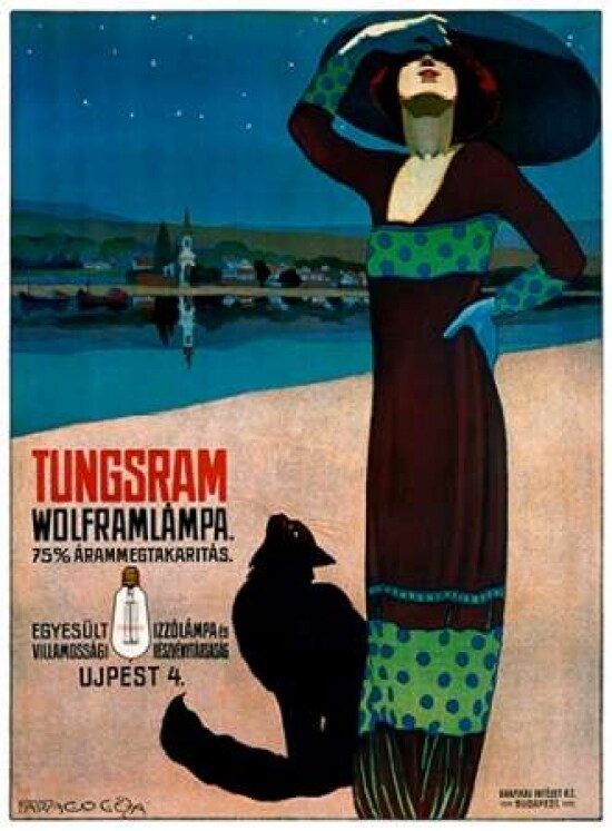 Tungsram Wolframlampa Poster Print by  Geza Farago - Item # VARPDX295814