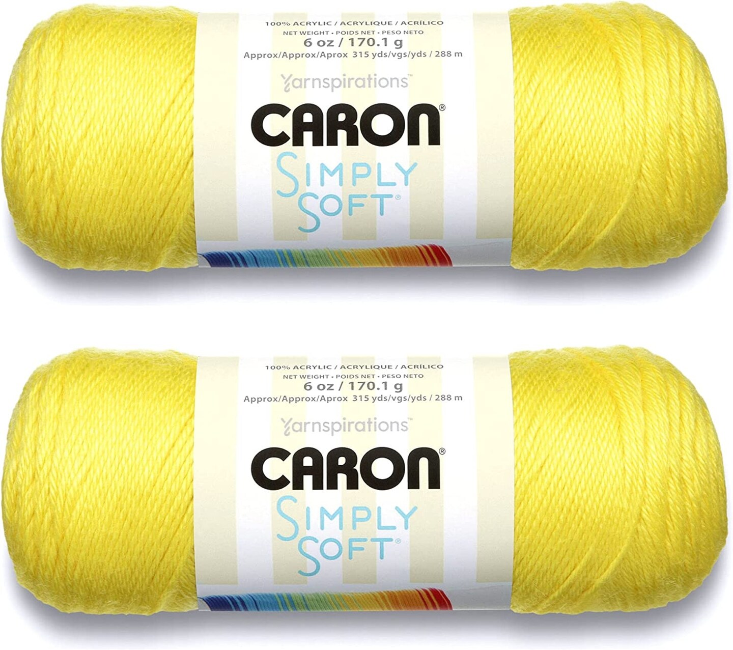 Pack Of Caron Simply Soft Brites Yarn Super Duper Yellow Michaels