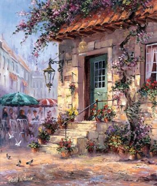 Sidewalk cafe Poster Print by Reint Withaar - Item # VARPDXRW050