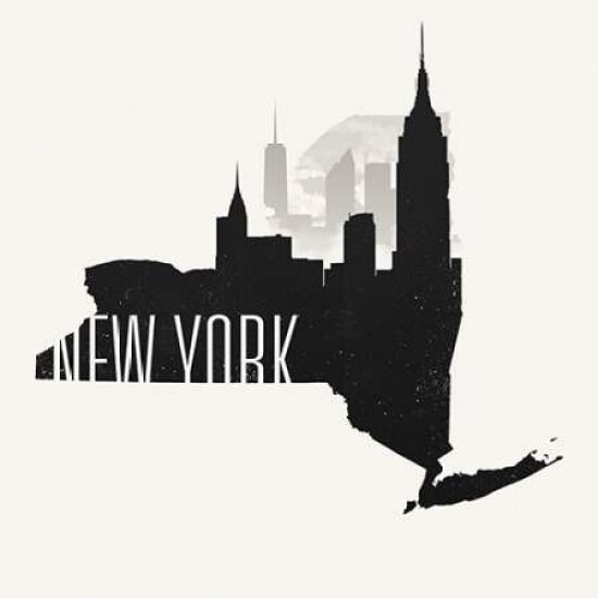 New York Skyline Poster Print by  SD Graphics - Item # VARPDX9599S