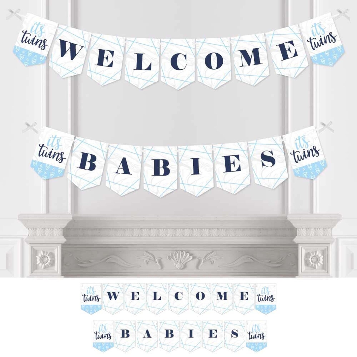 Twin boy 2024 baby shower decorations