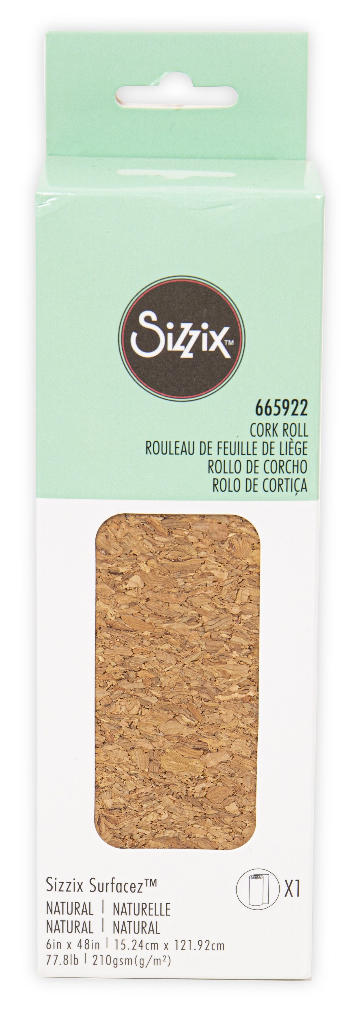 Sizzix Surfacez Cork Roll 6X48