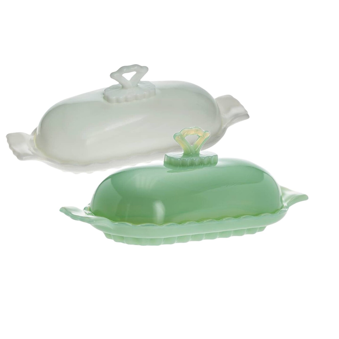 Mosser Glass Covered Butter Dish - Thumbnail 5
