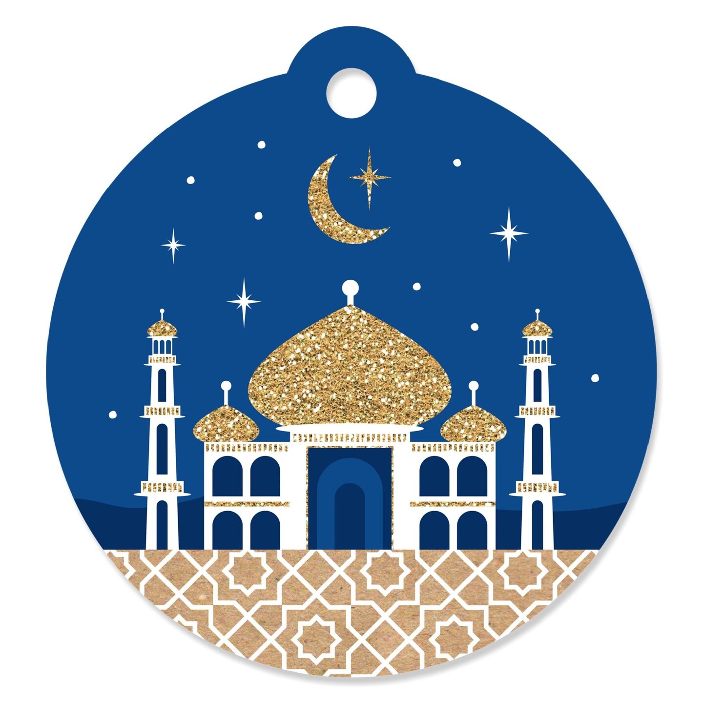 Big Dot of Happiness Ramadan - Eid Mubarak Favor Gift Tags (Set of 20)