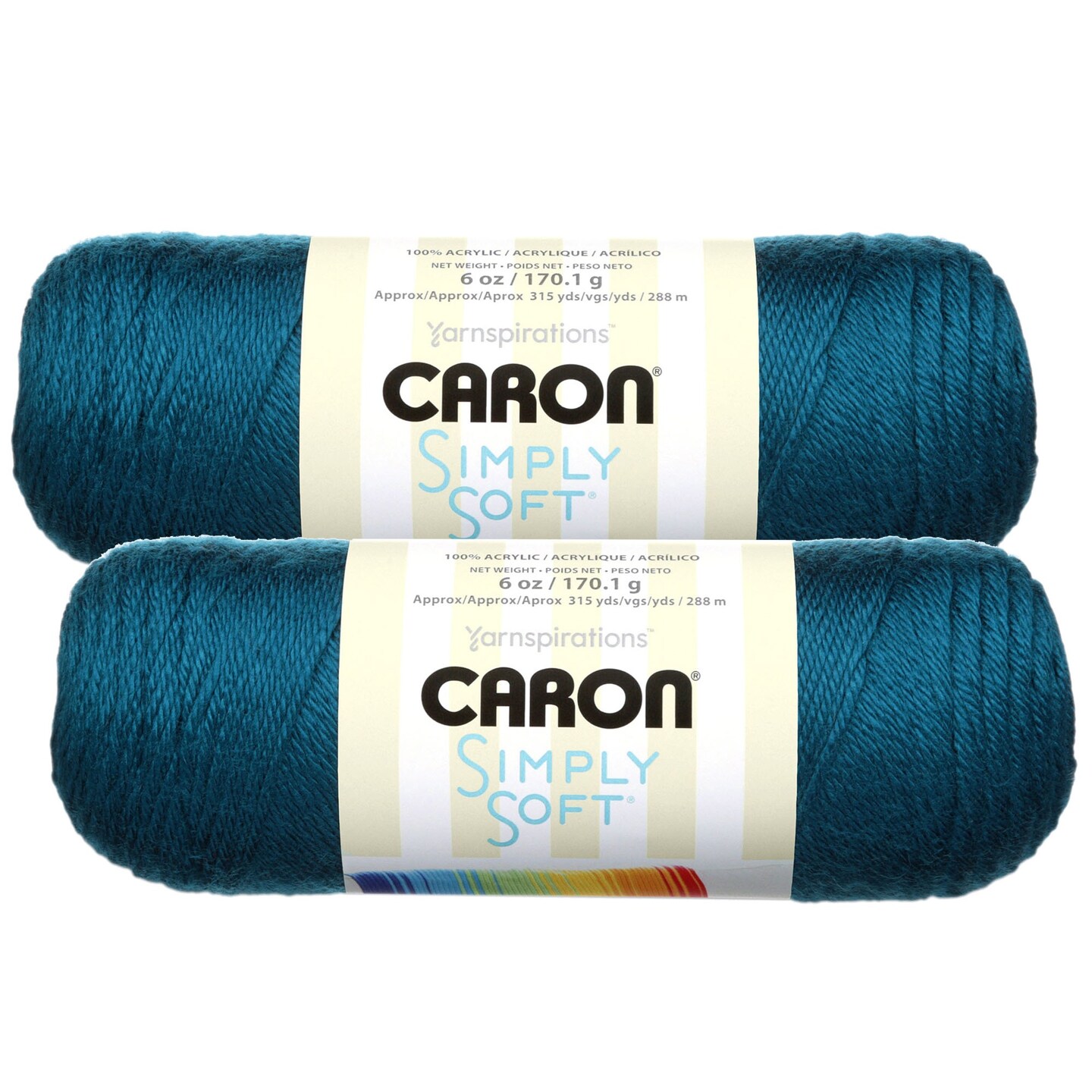 (Pack of 2) Caron Simply Soft Collection Yarn-Pagoda