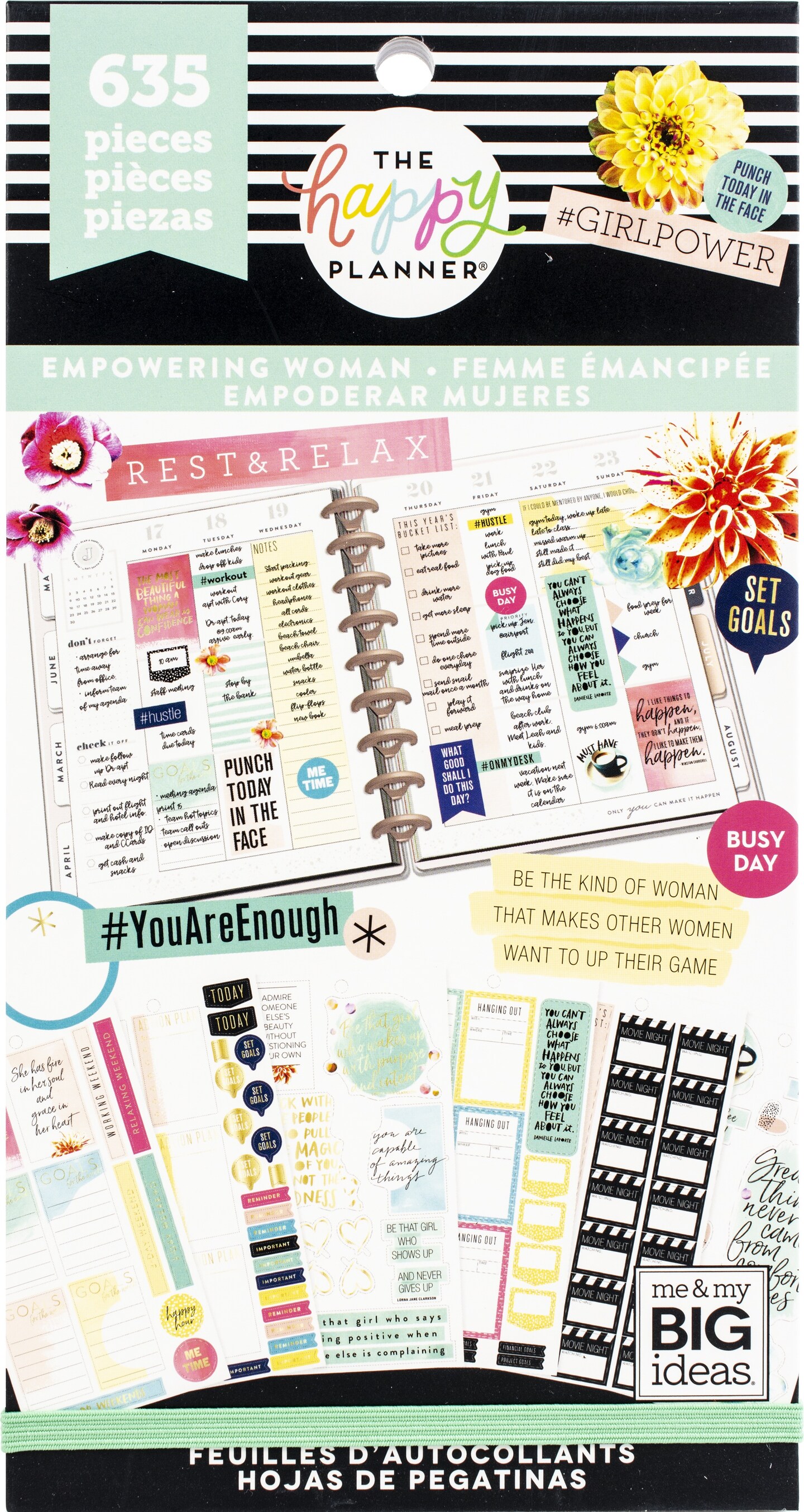 Happy Planner Sticker Value Pack-Empower Women, 635/Pkg