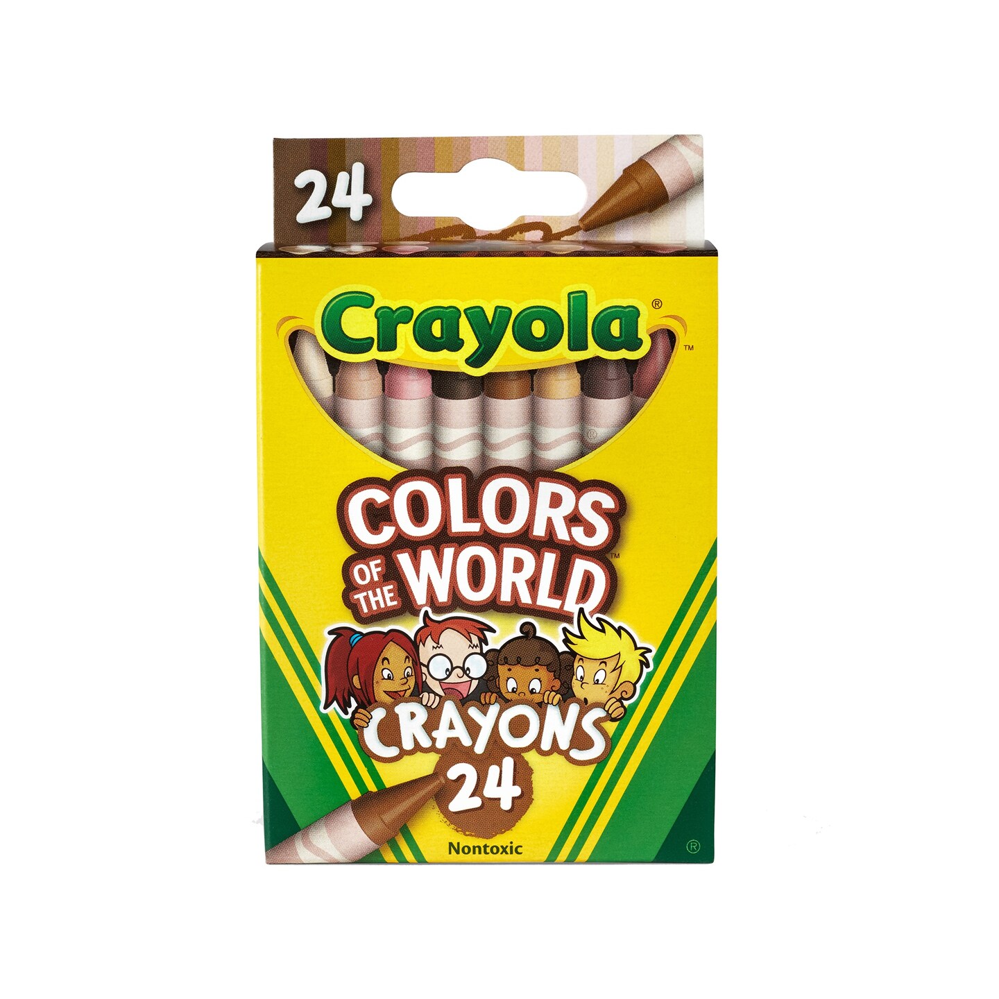 Crayola Colors Of The World Crayons 24/Pkg-