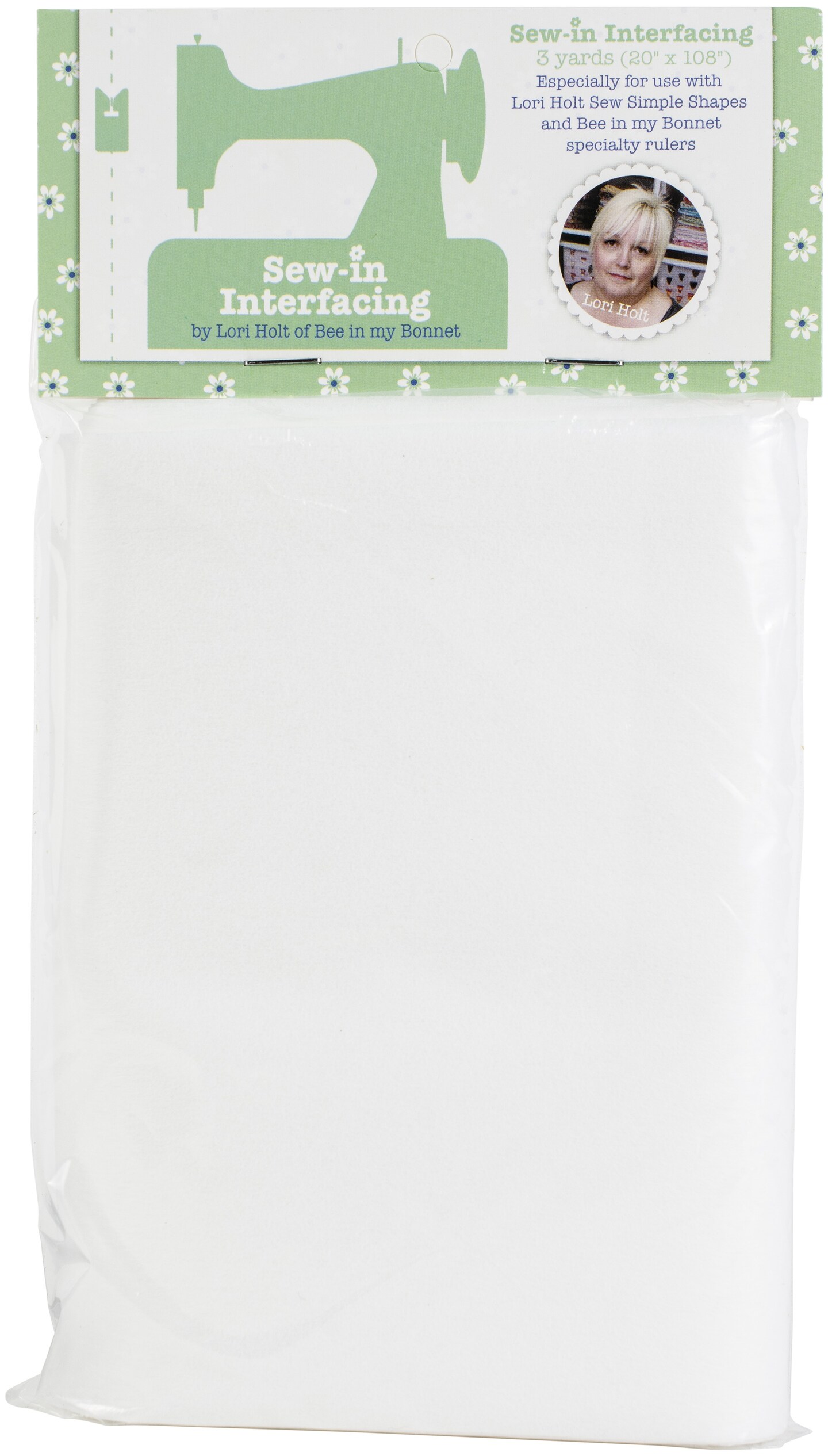 Sew-In Interfacing - Medium Weight White