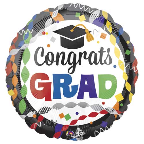 28Inch Congrats Grad Party Streamers Balloon Michaels