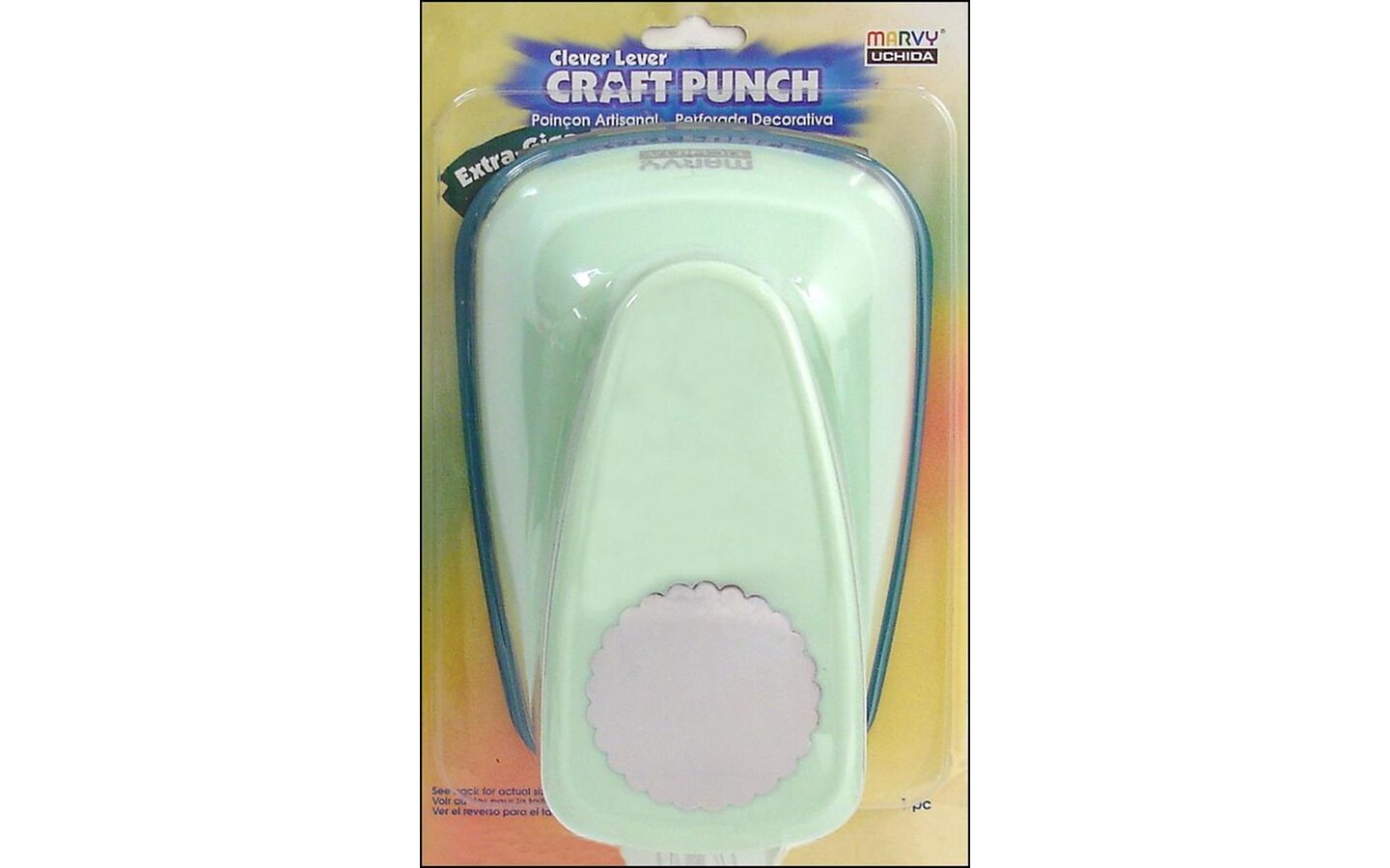 Uchida Lever Punch Xtra Giga Scallop Circle 3.5&#x22;