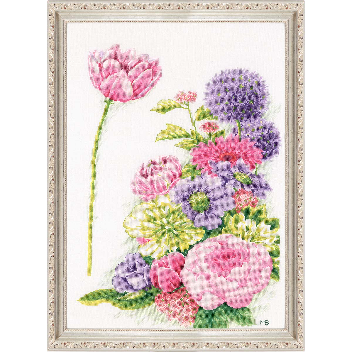 Vervaco Floral Cotton Candy Counted CrossStitch Kit Michaels