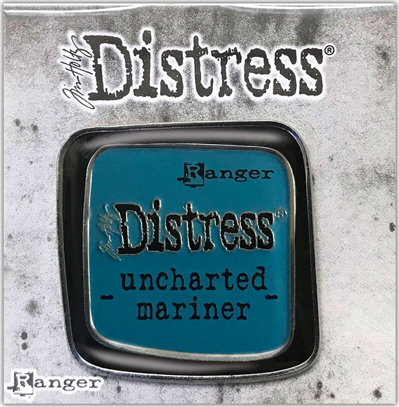 Tim Holtz Distress Enamel Collector Pin-Uncharted Mariner
