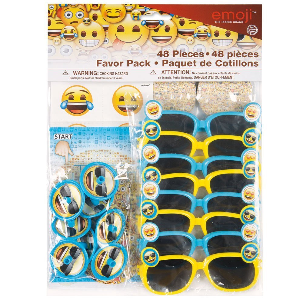 Emoji Favor Pack 48 Piece