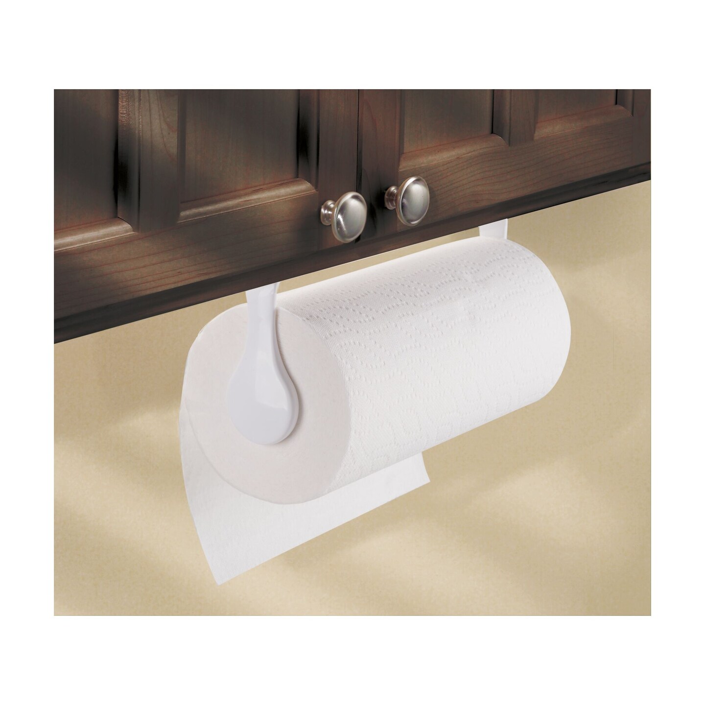 Mdesign Plastic Wall Mount Under Cabinet Paper Towel Holder Michaels 8993