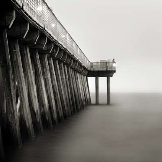 Hermosa Pier Poster Print by Shane Settle