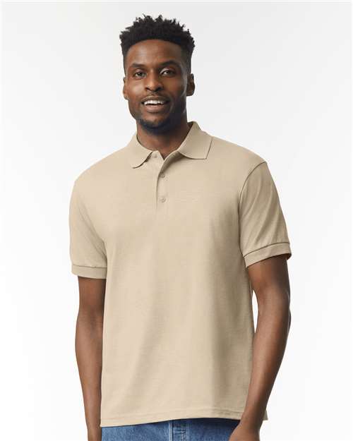 Gildan DryBlend Jersey Polo Short Sleeve T-Shirt for Workwear, Casual Style & Everyday Comfort