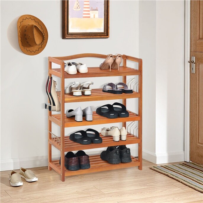 Wood Shoe Rack Freestanding Shoe Storage Organizer Michaels
