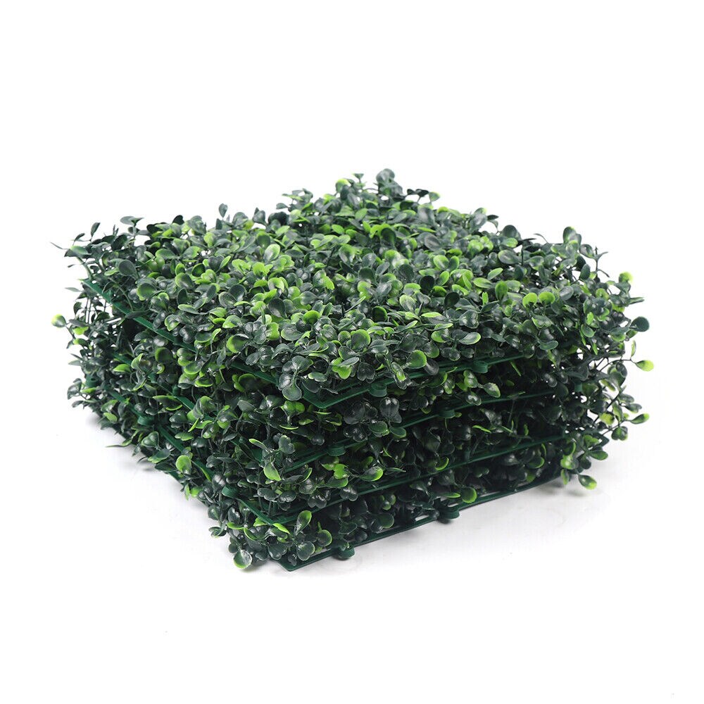 Kitcheniva 12pcs Artificial Boxwood Wall Hedge Mat 20x20&#x22;