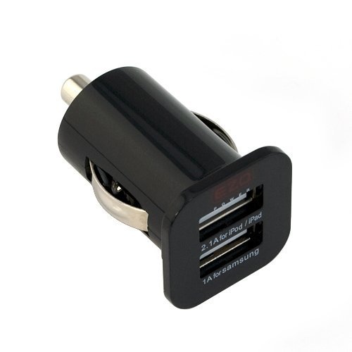 USAMS Dual USB Car Charger | 3.1A Fast Charging Adapter | Universal Car Lighter Plug for iPhone, iPad &#x26; More | High-Speed, Compact &#x26; Reliable Power Solution for On-the-Go Charging