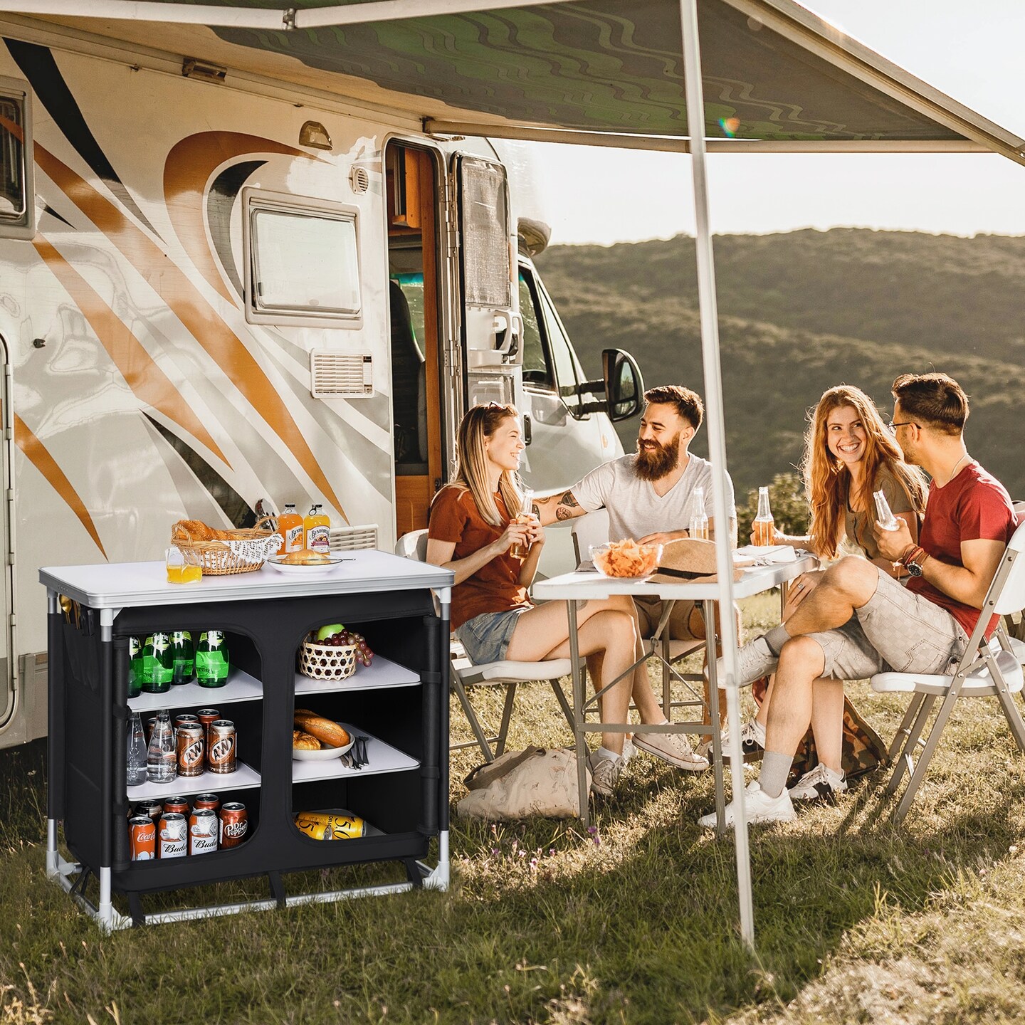 Table for inside discount tent