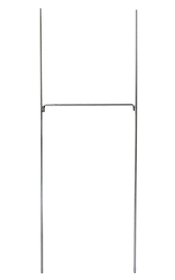 COSCO 2-Sided Sign with Stake, GARAGE SALE, 15" x 19", White Plastic Corrugate with Red Imprint, H-Stake Included
