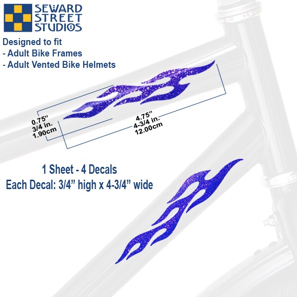 Look For Cyclists Stickers LiteMark 4 Inch Lightning Bolt Reflective Hard Hat Stickers Reflective Stickers For Helmet