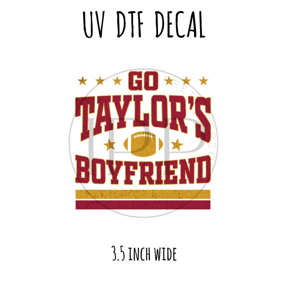 #255  -Football Era Boyfriend 3.5 inch wide UV DTF decal