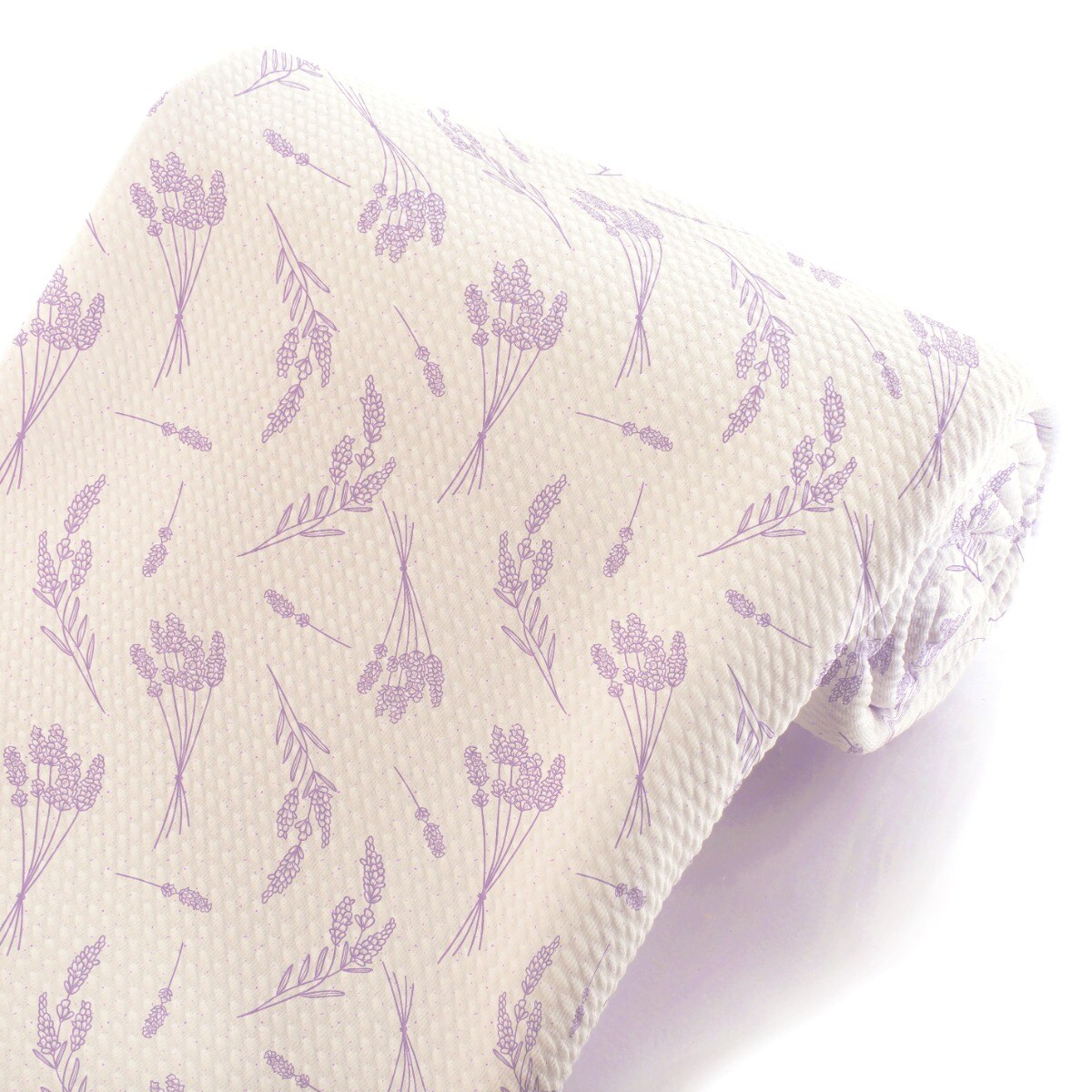 Lavender Bouquets Bullet Fabric 6&#x22; Strip