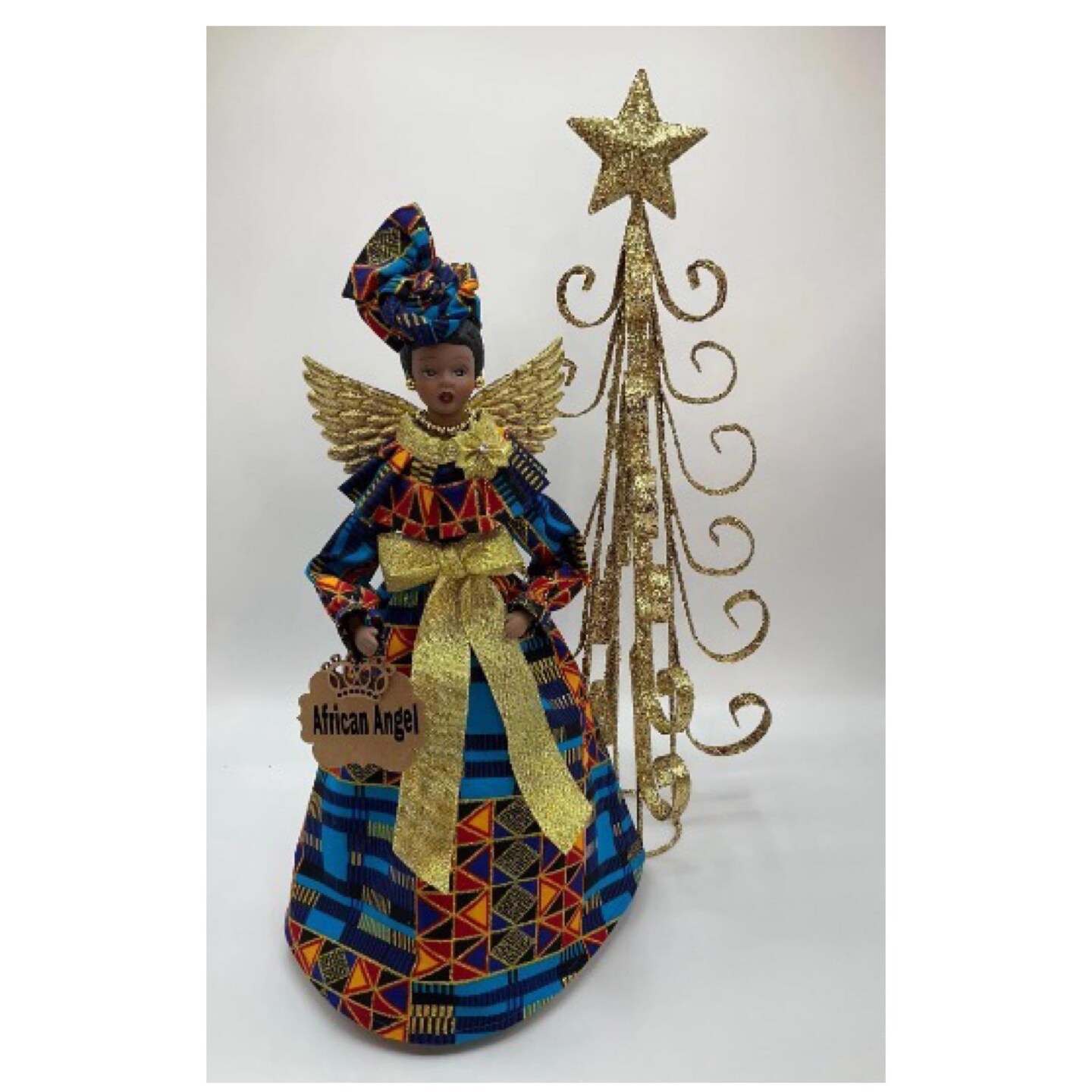open lace back dress Amazon.com: Retrowavy 12.2'' Black Angel Christmas Tree Topper with Lights  Standing African American Christmas Decorations Black Angel Figurines  Treetop for Xmas Home Decor Winter Holiday(Blue,Bright Style) : Home &  Kitchen