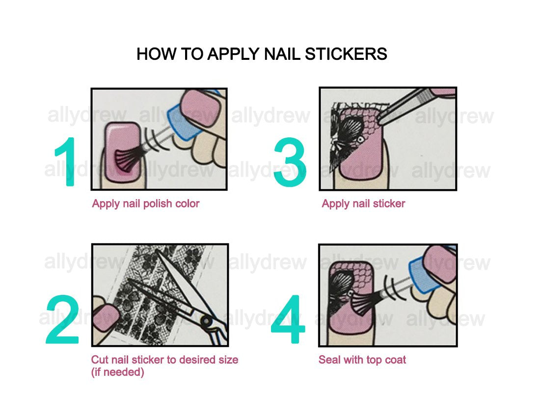 Wrapables 3 Sheets Lemon Fruit Cupcakes &#x26; Macaroons Nail Art Fruits &#x26; Cupcakes Nail Stickers