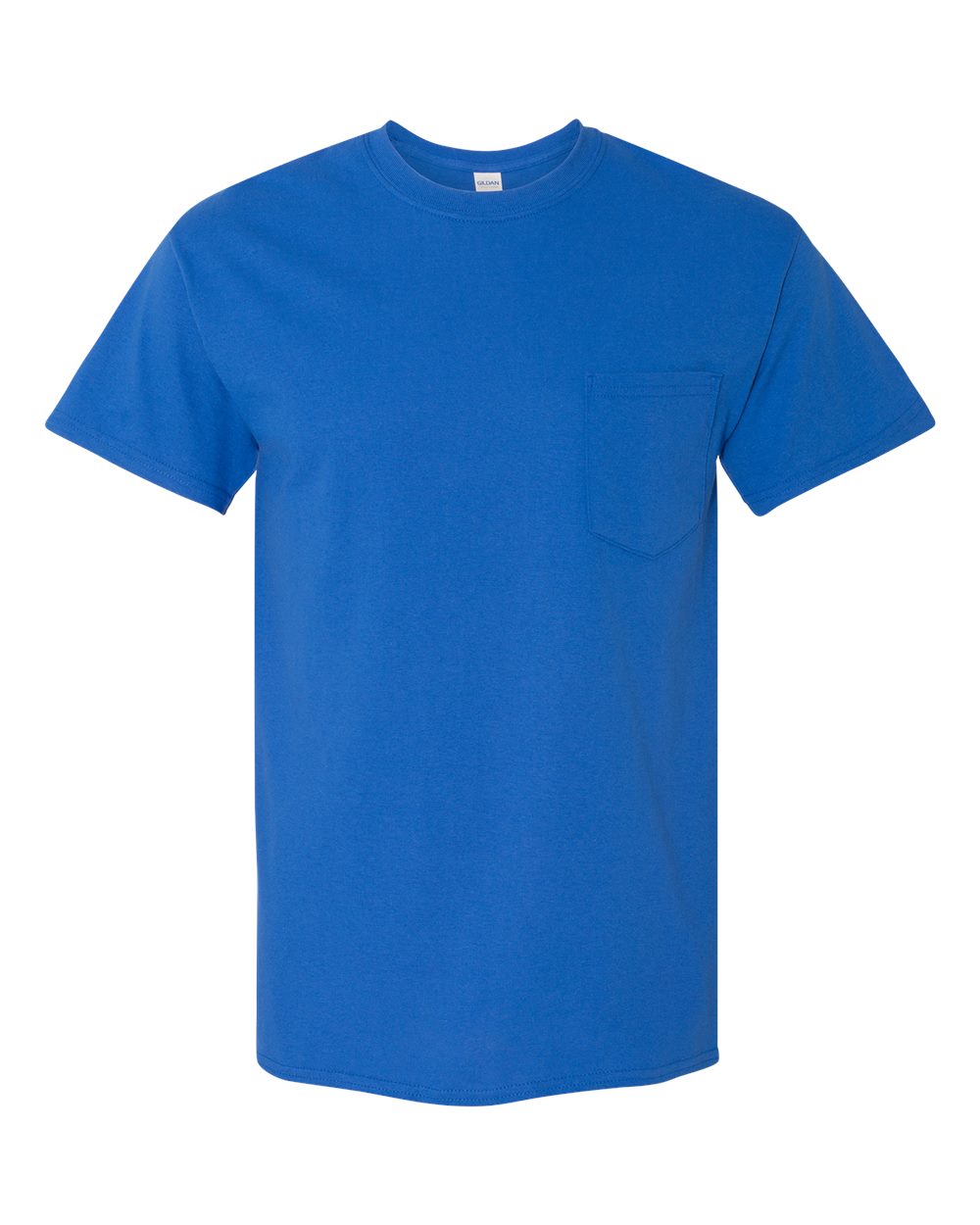 Gildan Heavy Cotton Pocket Crewneck Short Sleeve T-Shirt for DIY Projects & Everyday Wear Cotton Tee
