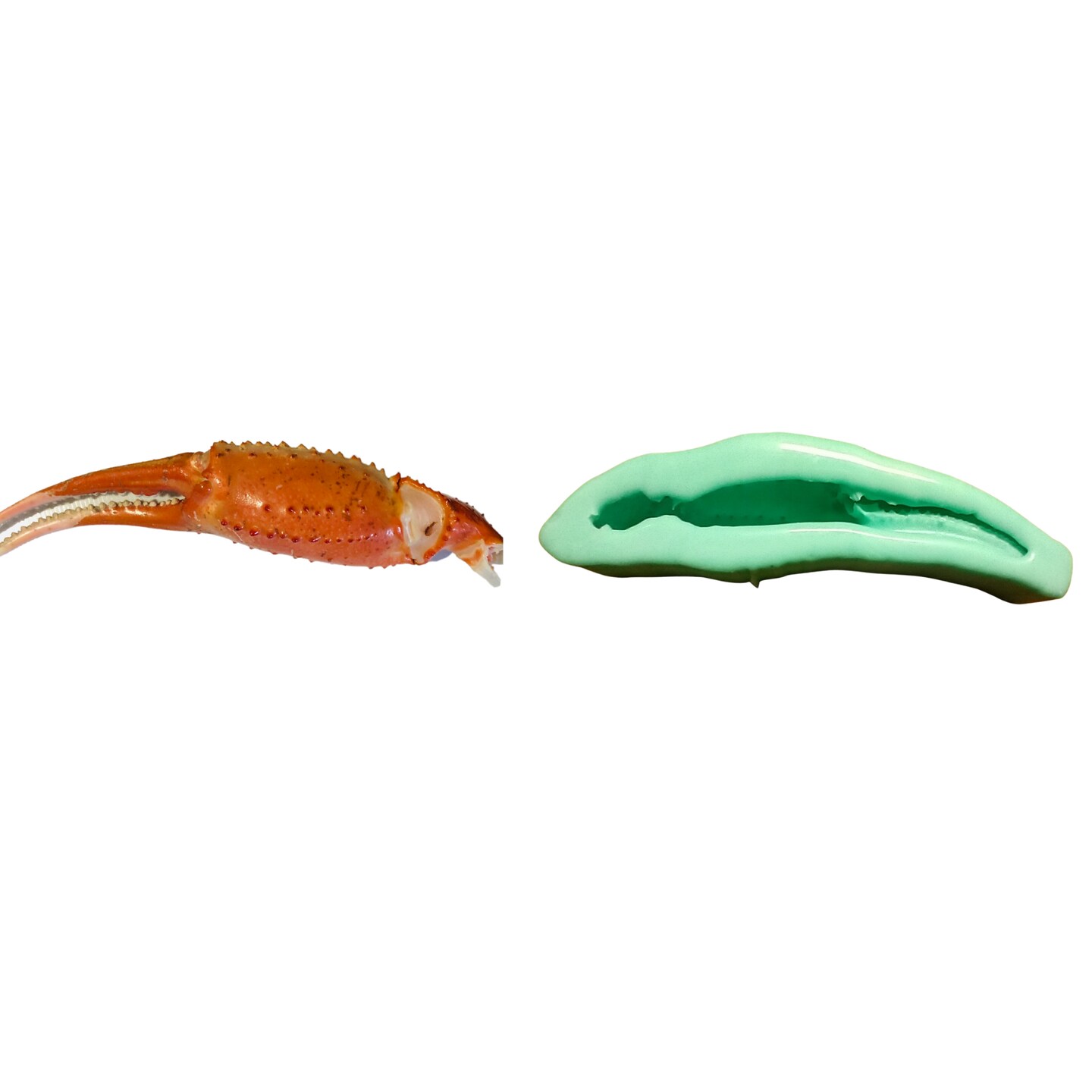 1pc Realistic Snow Crab Claw Silicone Mold| Seafood Silicone Mold| Soap| Candle | Mold for Wax| Mold for Resin| Not Food Grade