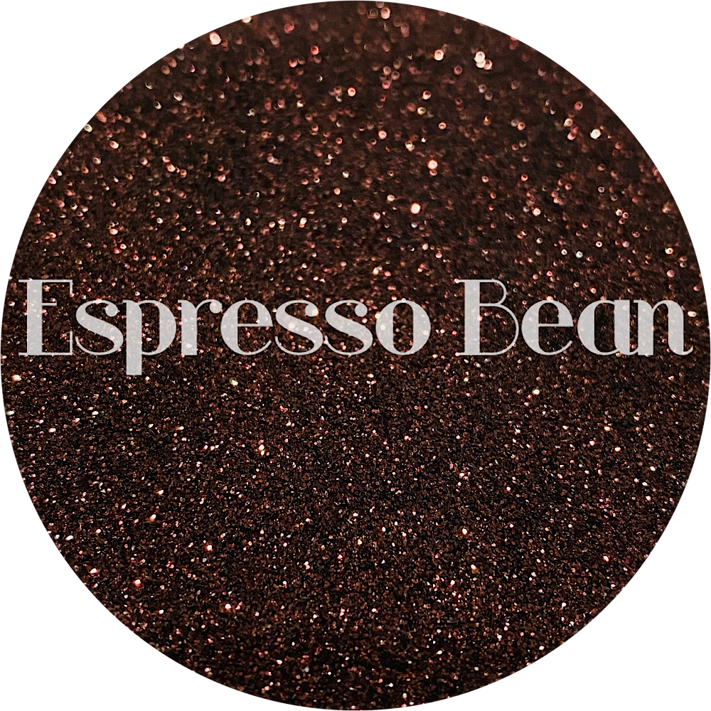 Coffee Black Brown Metallic Ultra Fine Glitter Shaker