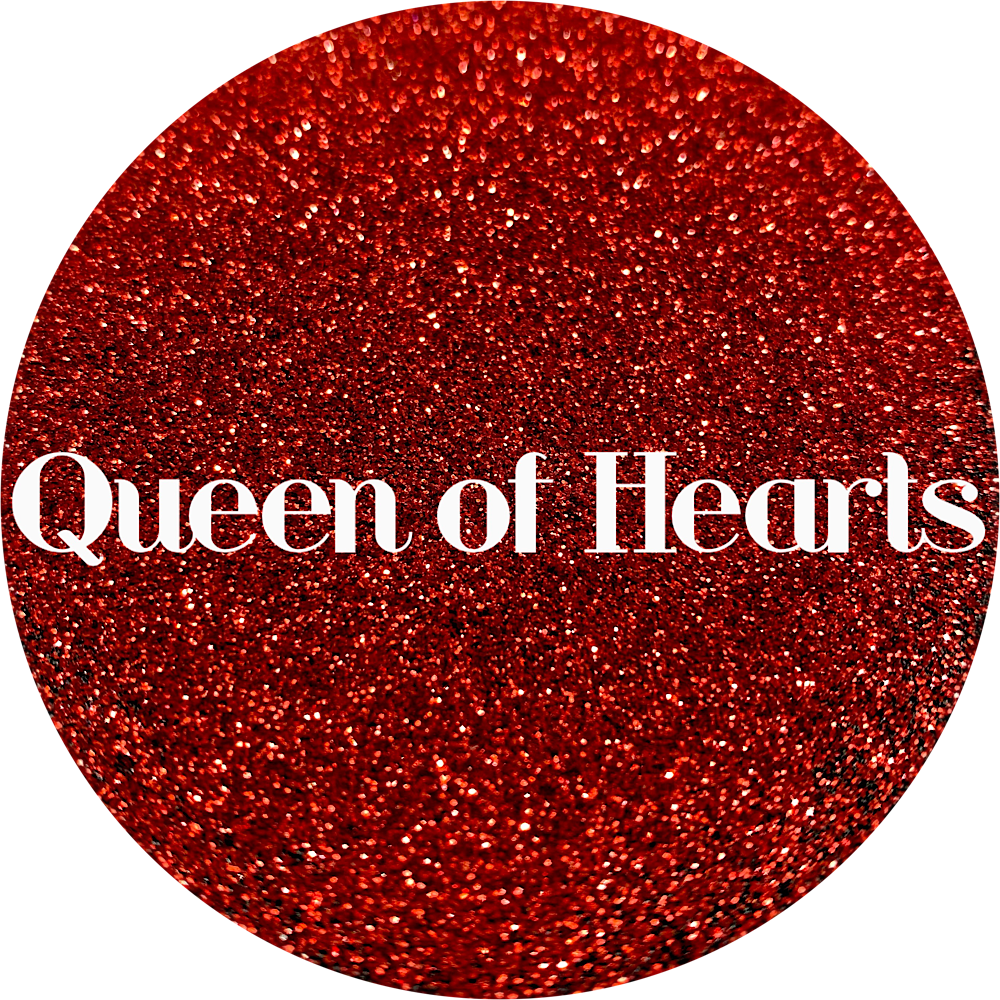 Polyester Glitter - Queen of Hearts by Glitter Heart Co.&#x2122;