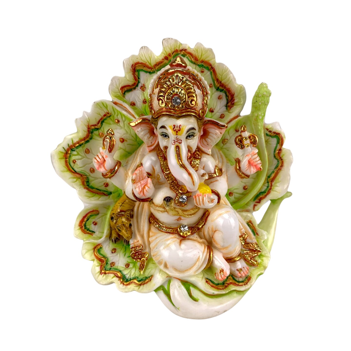 Lord Ganesha for Car Idol Showpiece Ganpati Figurine God of Luck and Success Home Decoration Ganesha for Car Dashboard Return Gifts for Housewarming Pooja Diwali