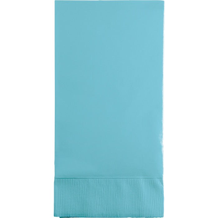 Pastel Blue Guest Towel, 3 Ply, 16 ct