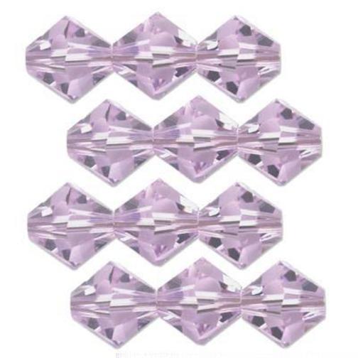 12 Violet Swarovski Crystal Bicone Beads 5301 4mm New