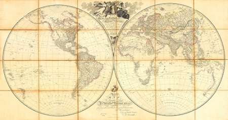 Map of the World, Researches of Capt. James Cook, 1808 Poster Print by Aaron Arrowsmith - Item # VARPDX294919