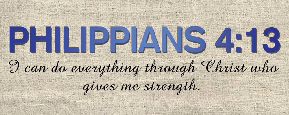Philippians 4:13 Poster Print by Lauren Gibbons - Item # VARPDXGLPL075B