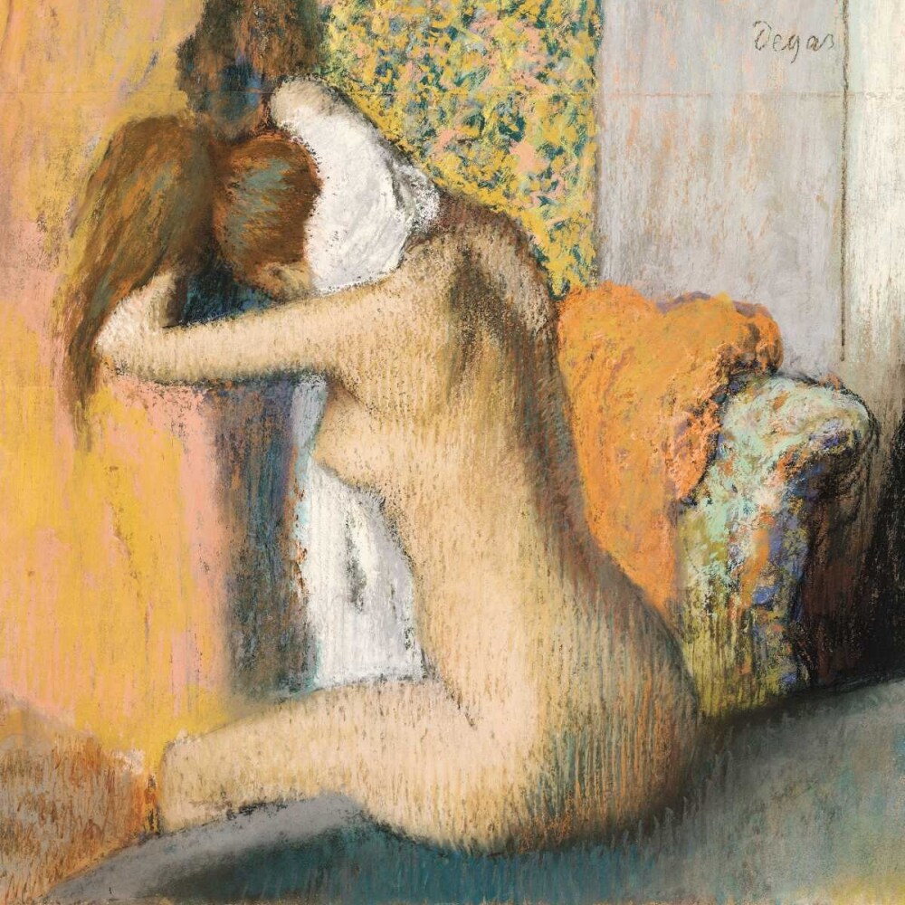 After the Bath Poster Print by Edgar Degas # ED2168