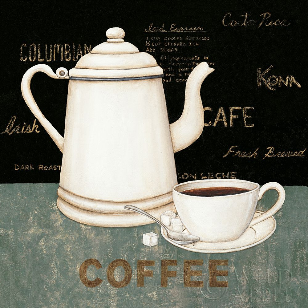 Coffee Poster Print by David Carter Brown # 3261