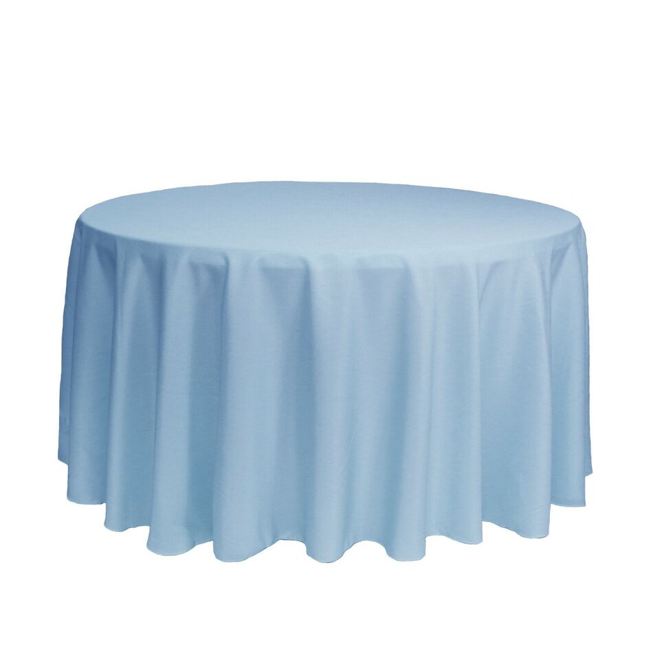 120 Inch Round Polyester Tablecloths