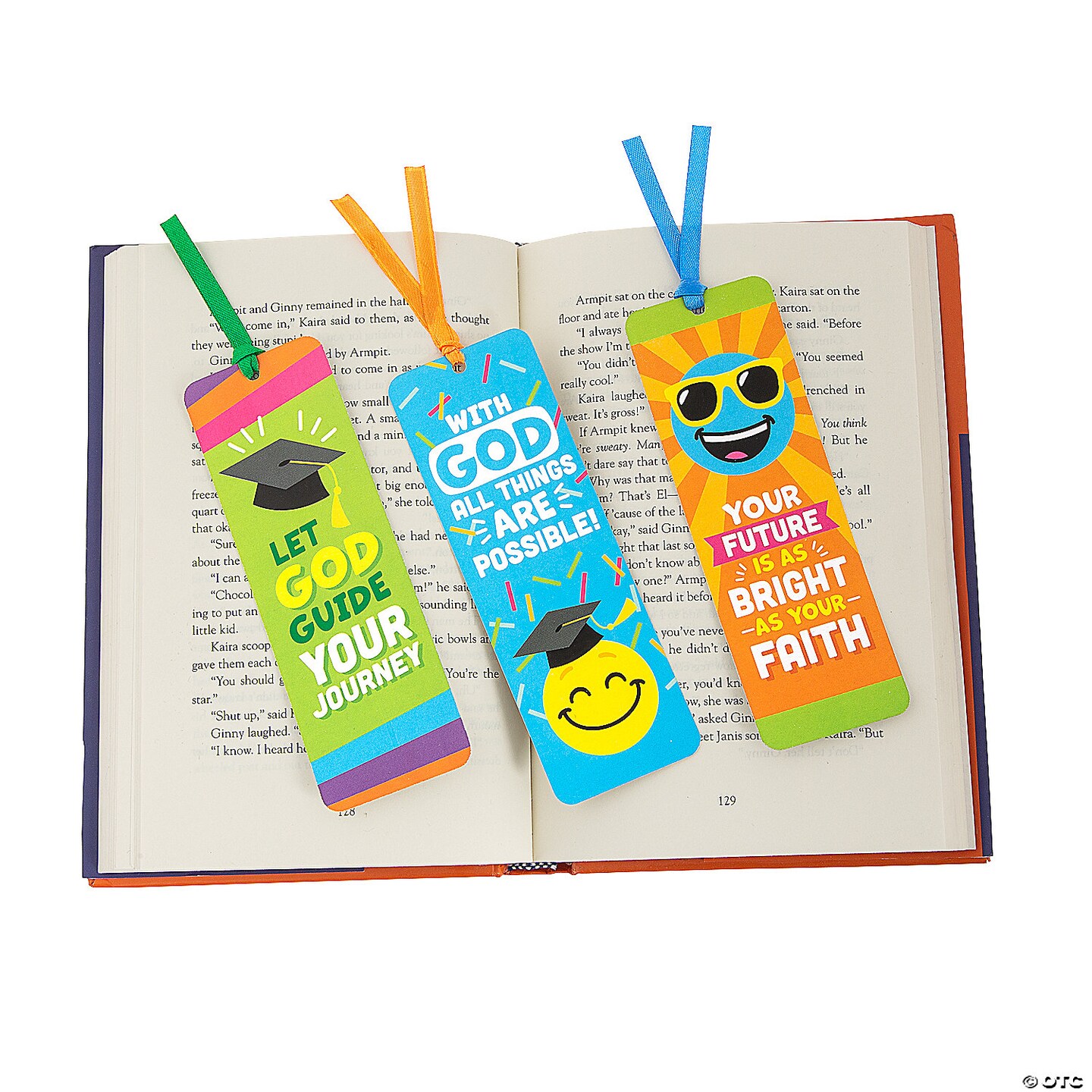 2" x 6" Religious Elementary School Graduation Cardstock Bookmarks - 24 Pc.