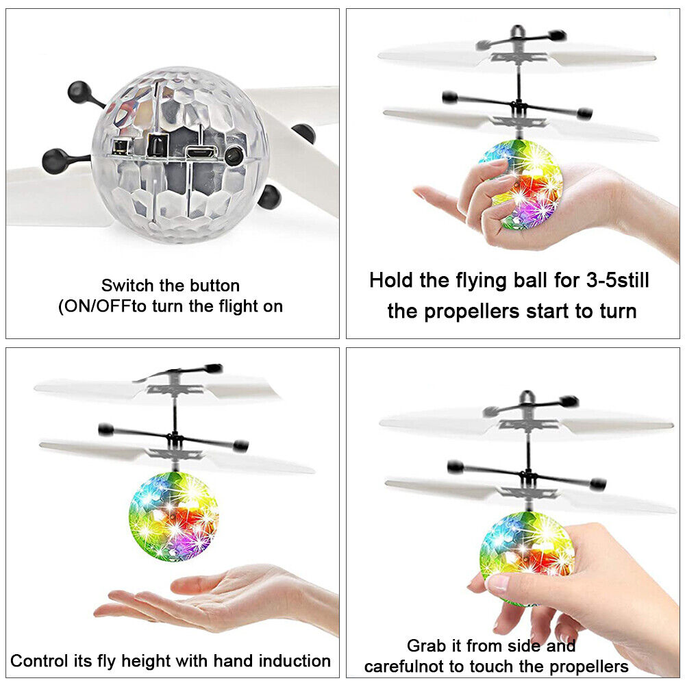 Kitcheniva Flying Ball LED Toys