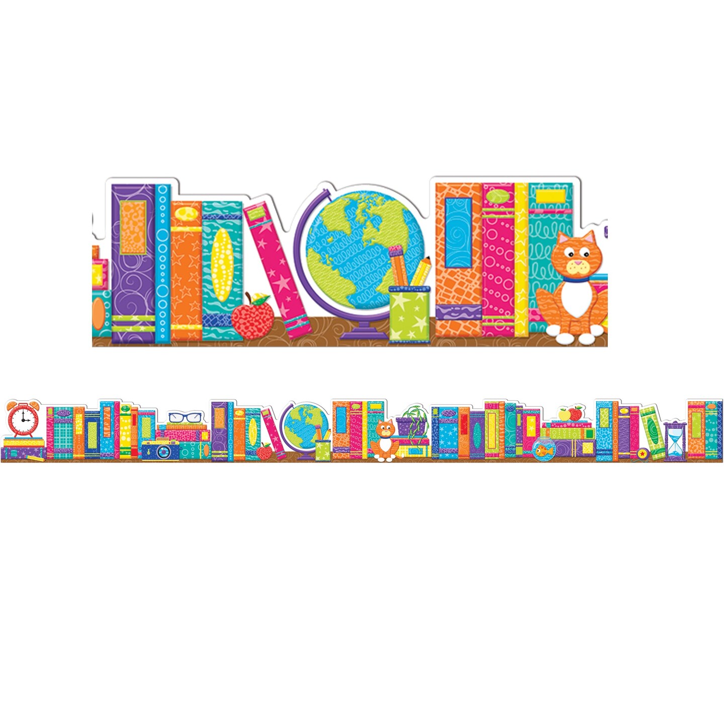 Color My World Books Extra Wide Deco Trim&#xAE;, 37 Feet Per Pack, 6 Packs